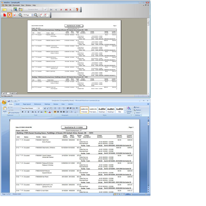 Able2Doc - PDF to Word Converter