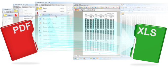 Able2Extract - Pdf to XLS Converter and Much More