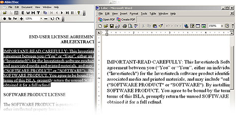 PDF Conversion Without Text Boxes