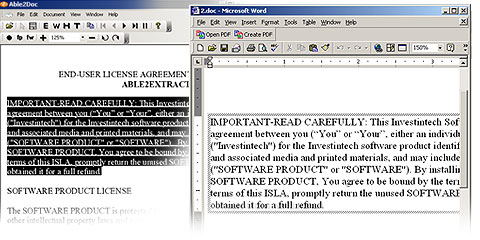PDF Conversion With Text Boxes