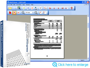 Screenshot of Able2Extract 2.00