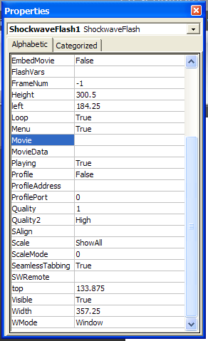 propertiesandflashobjectscreenshot