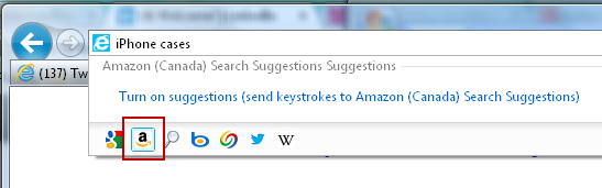 Adding IE Search Engine