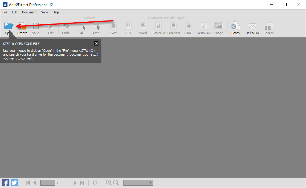 Abrir PDF em Able2Extract