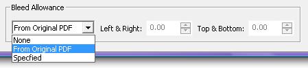 Bleed Allowance