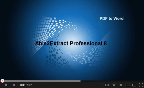 Able2Extract Professional 8
