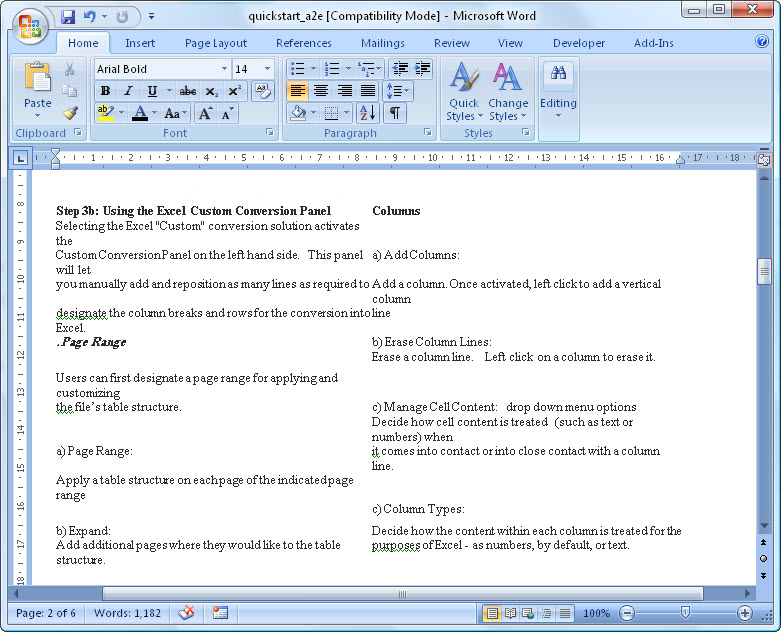 Able2Extract PDF to Word Text