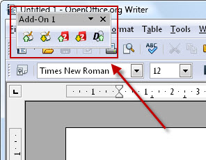 OOo2GD Toolbar AddOn