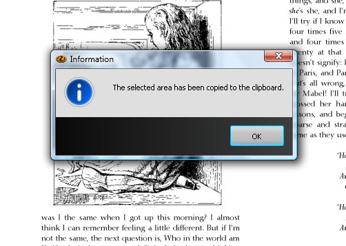 Copying PDF content to clipboard