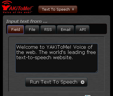 Text to Speech Tool