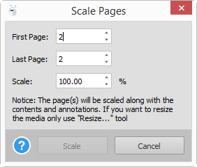 Adjusting PDF Content Dimensions