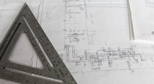 Industrial Technical Drawing