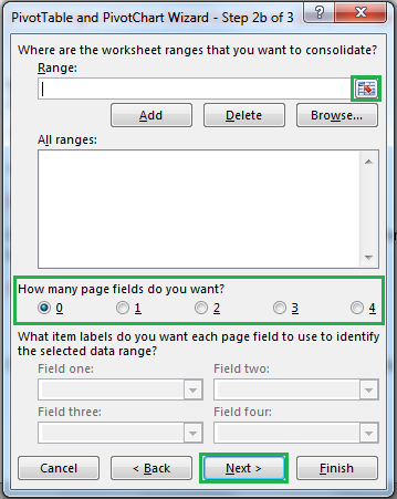 Selecting Excel PivotTable Range