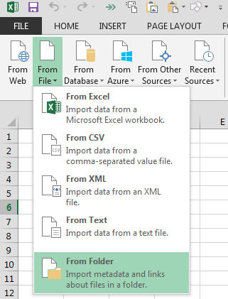 Importing Data From Folder