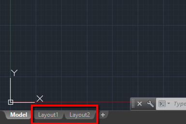 AutoCAD Layout Tabs