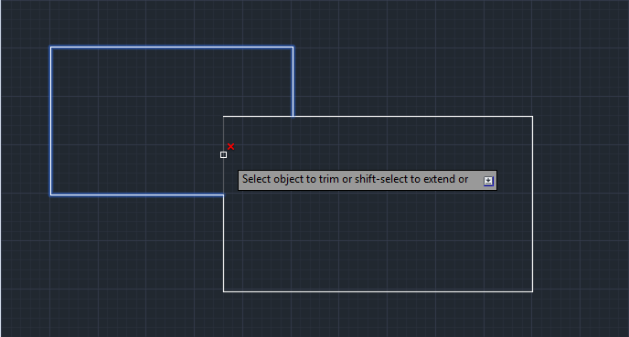 Trimming AutoCAD Objects