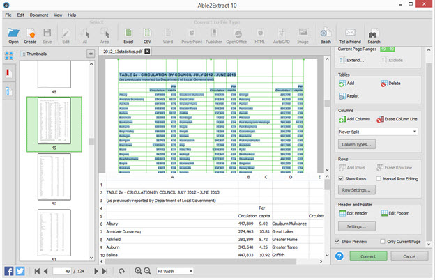 Able2Extract Custom Conversion Interface