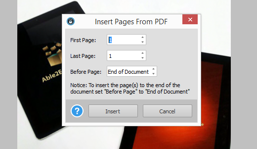 Merging PDF Pages Together