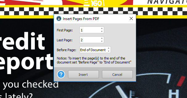 Merging PDF Documents