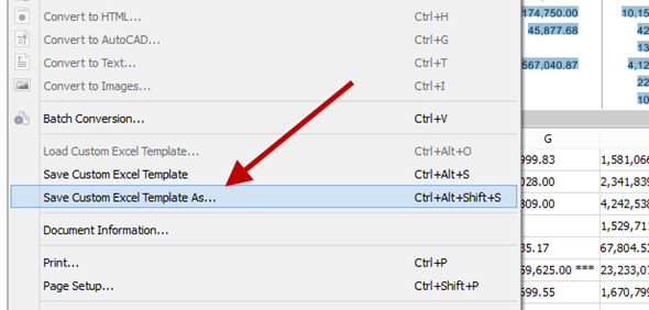 Saving Custom Excel Templates