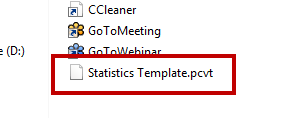 Selecting Able2Extract Excel Template