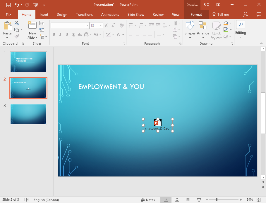 how to open a pdf presentation in powerpoint