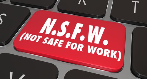 Not Safe For Work Button