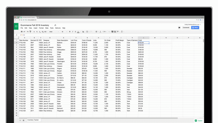 Customize Datasets In GoogleSheets