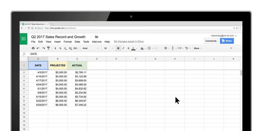 How to visualize data instantly with google sheets explore
