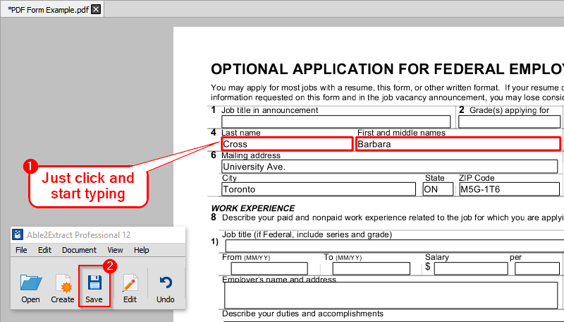 PDF Form Filler