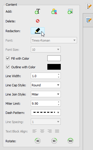 Options for PDF Content Redaction