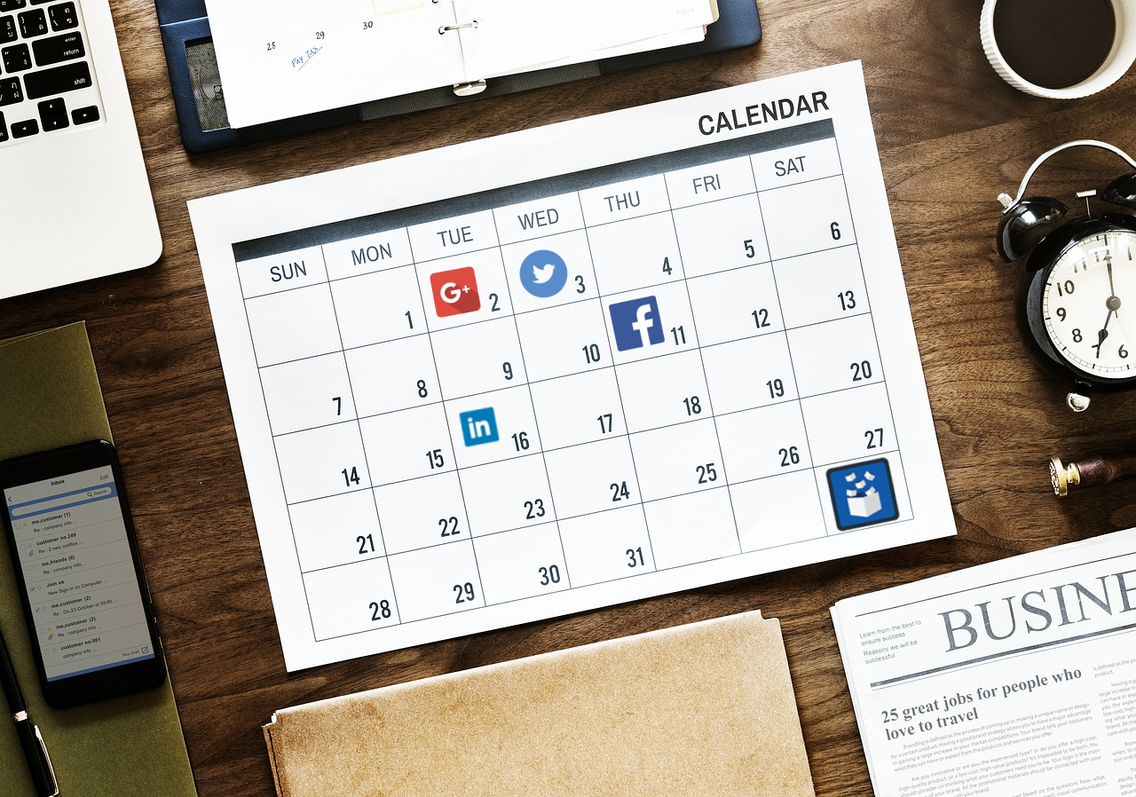 how to start a social media calendar for your business calendar start