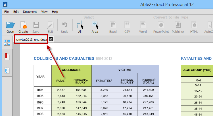 Word Doc To Excel