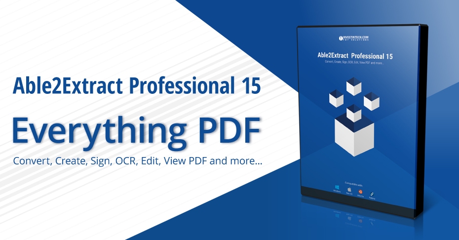 New Able2Extract Professional 15 Released