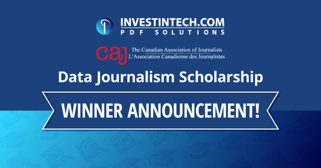 Investintech – CAJ Journalism Scholarship 2020 -2021 Winner Announced!