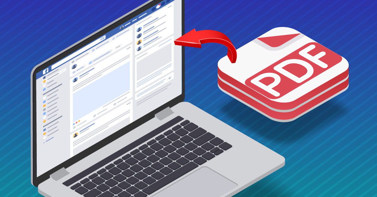 Posting PDF files to Facebook