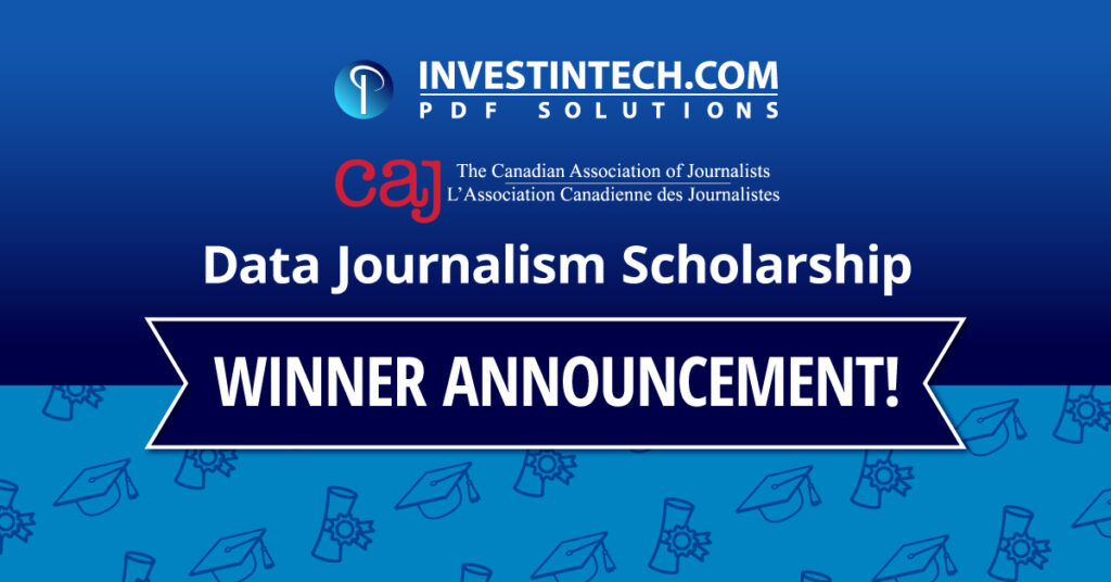 Investintech - CAJ Data Journalism Scholarship Winner for 2022