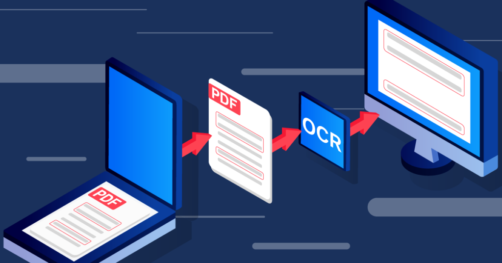 Convert scanned PDF with OCR