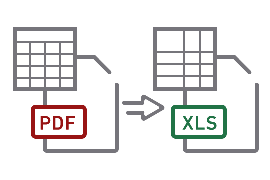 custom pdf to excel conversion