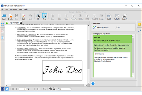 verify digital signatures
